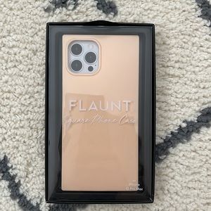 Flaunt Nude Almond Square iPhone 12 Pro Max Case